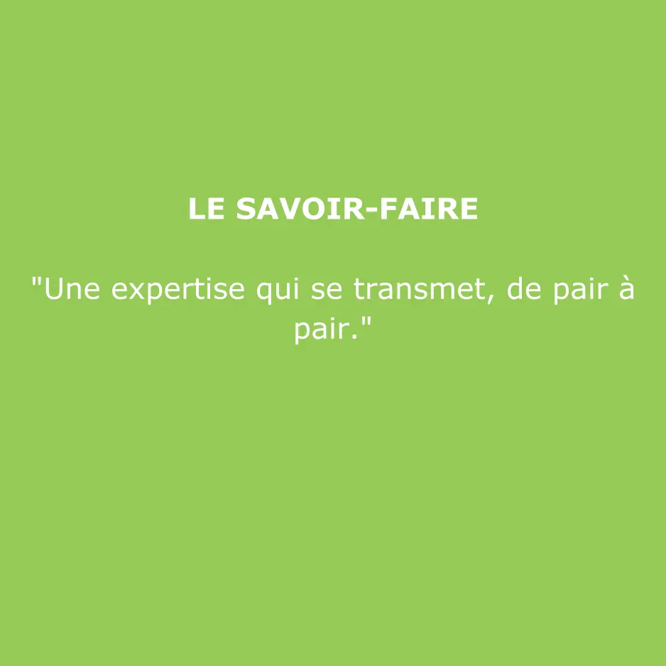 valeur savoir faire